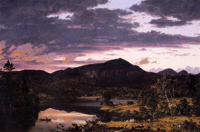 Frederic Edwin Church Lake Scene in Mount Desert